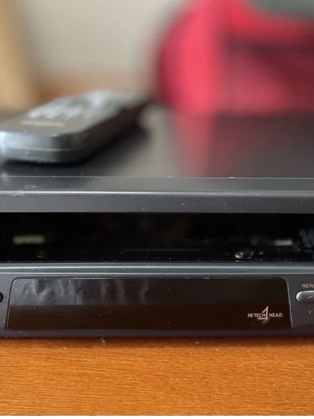 Panasonic Omnivision VHS VCR PV-4501 FOR PARTS OR REPAIR 4 Head Blue Line Remote